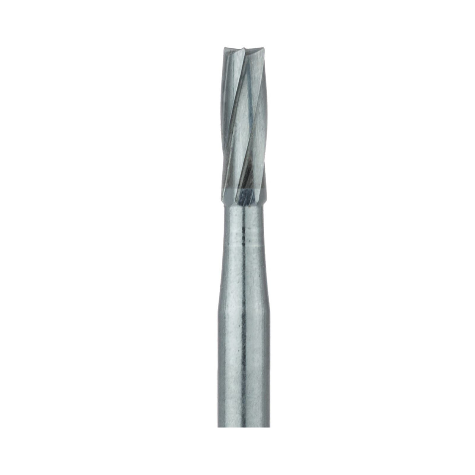 Meisinger FG Carbide Bur #59 (HM21-014), Straight Fissure Cylinder, 1.4mm Head, 4.5mm Working Length, Friction Grip, Pack of 5 thumbnail 2