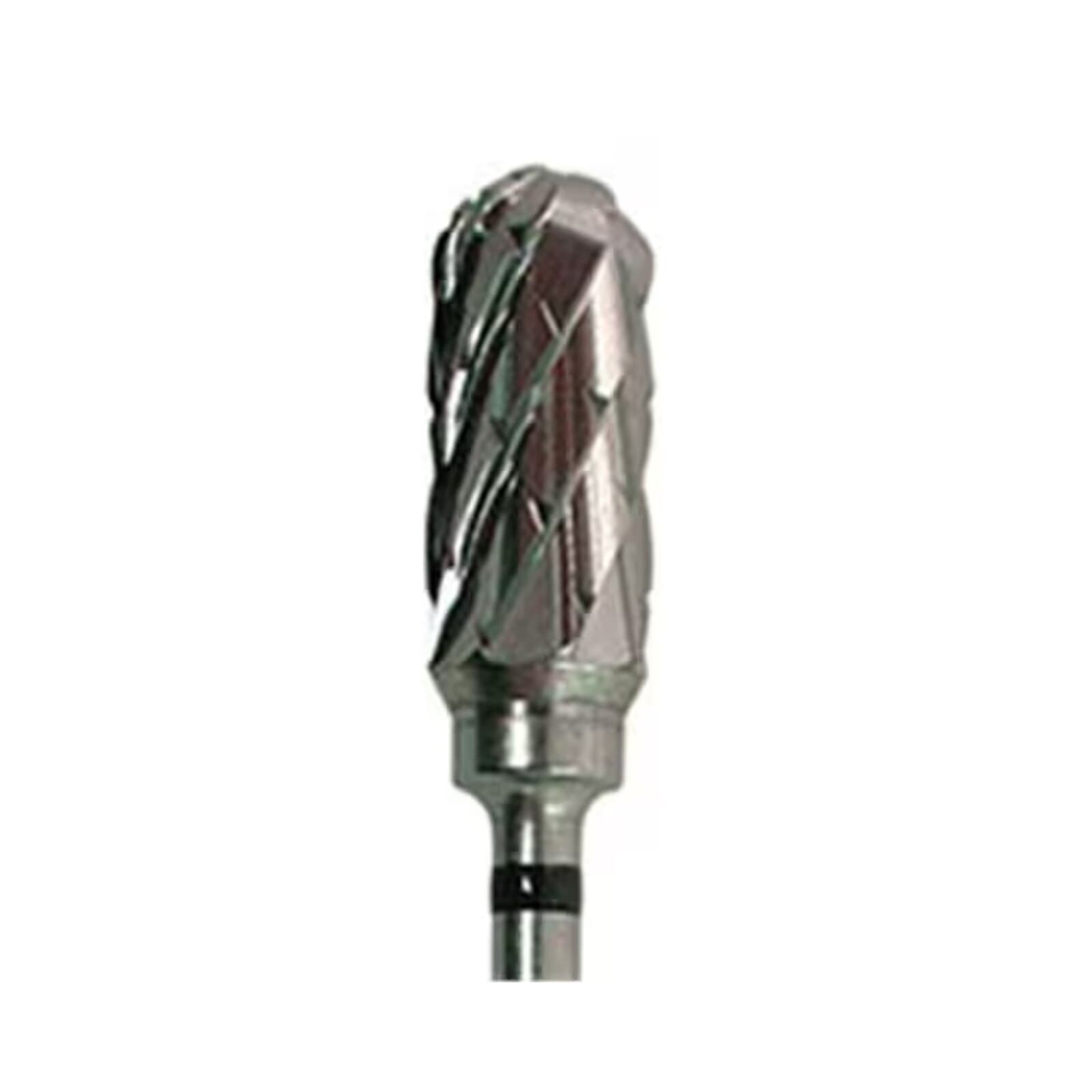Meisinger Lab Carbide Bur, HP, Super Coarse Crosscut, Barrel/Cylinder Round End, 6.0 mm Head, 13.7 mm Working Length, HM72SX-060, 1/Pkg thumbnail 2