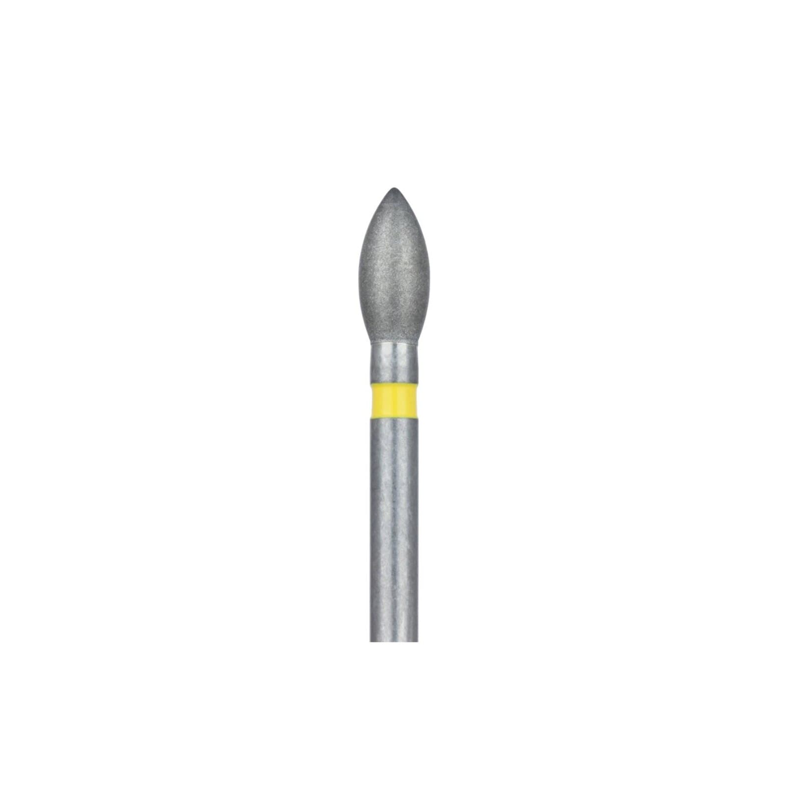 Meisinger 830C-016-FG Diamond Bur, Pointed Football, Extra Fine (X-Fine), 1.6 mm, Friction Grip, 5/Pk thumbnail 3