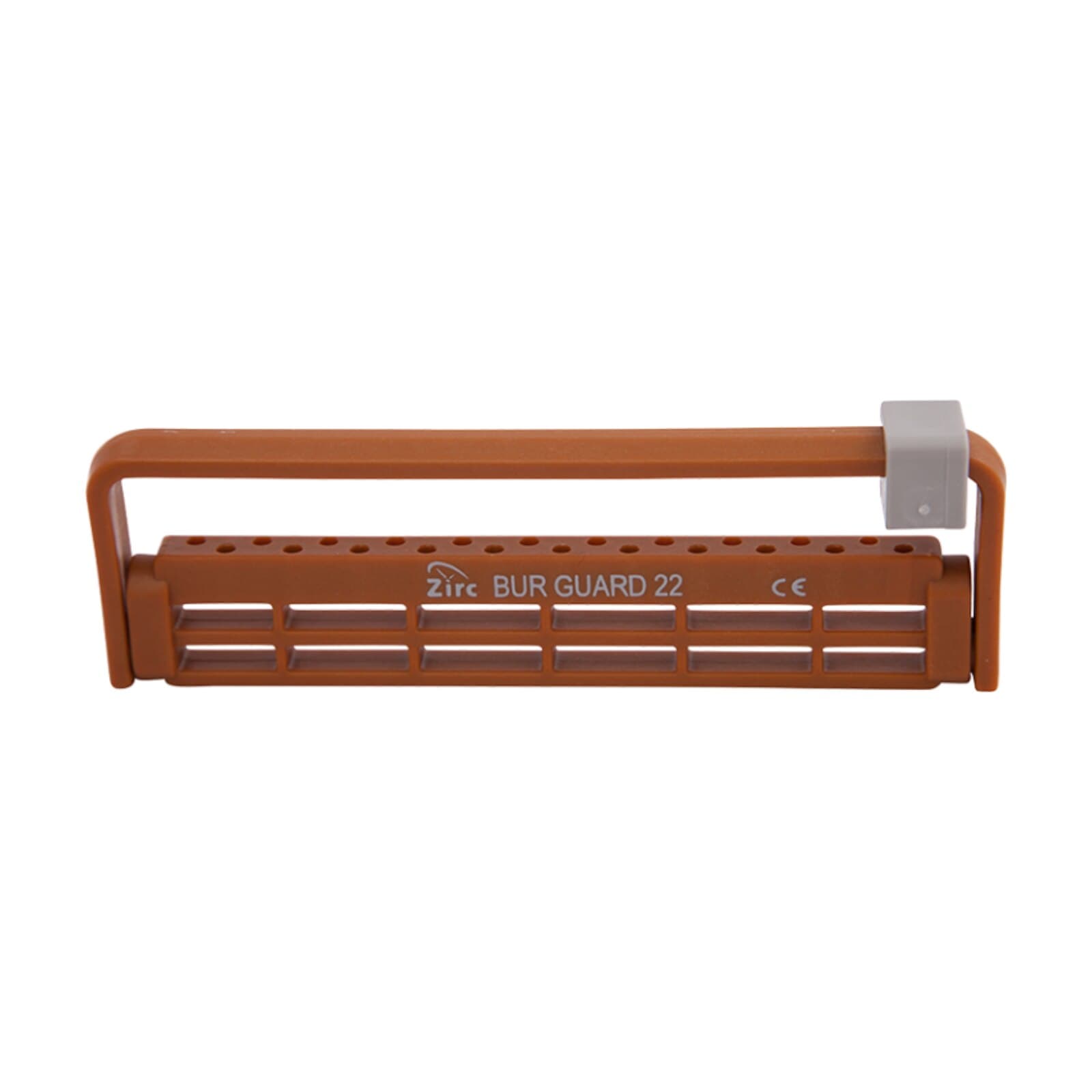 Zirc Steri-Bur Guard 22-Hole Bur Holder, Copper, Fits FG/RA/HP Burs, Autoclavable, 50Z410U thumbnail 2
