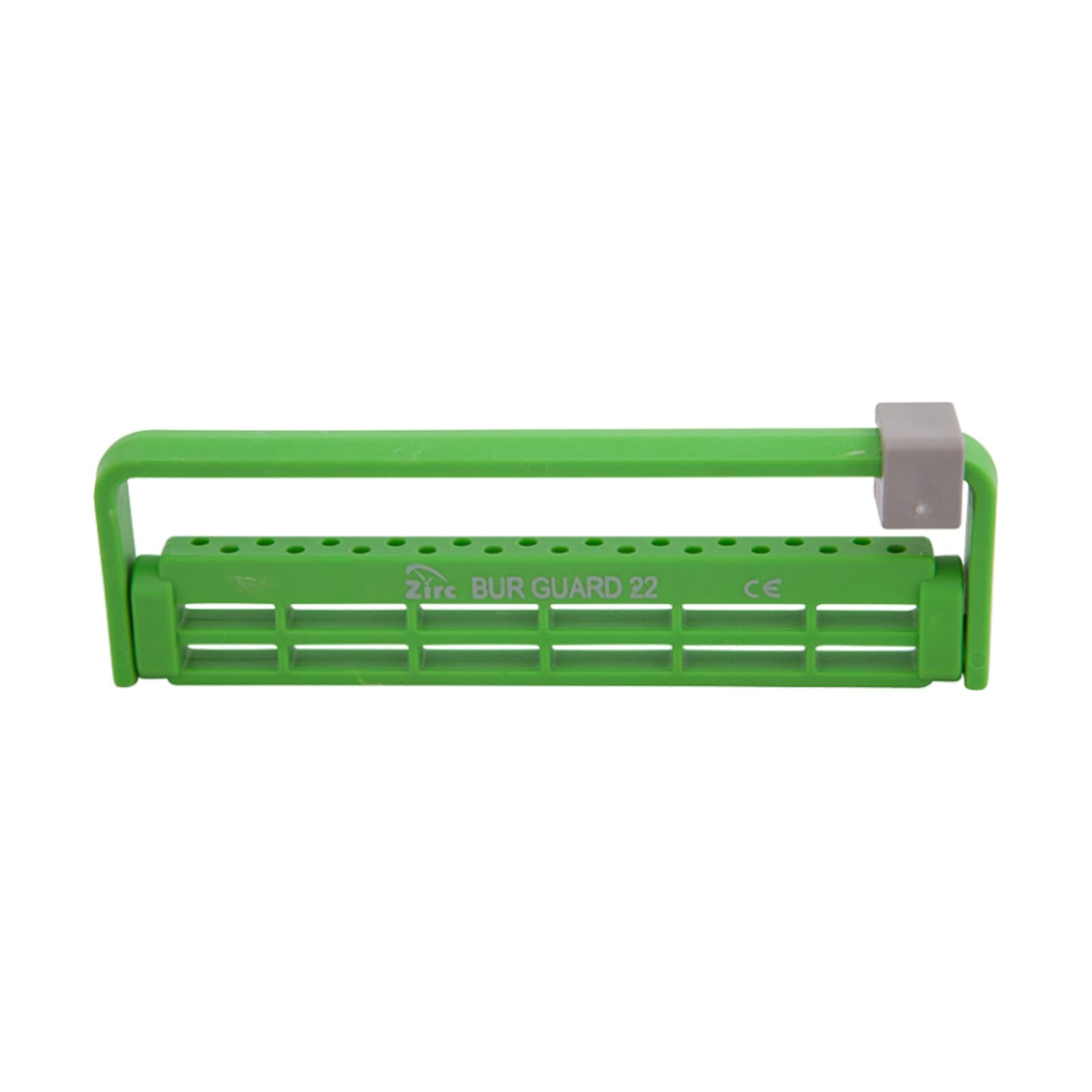 Zirc Steri-Bur Guard, 22-Hole, Neon Green, 50Z410-P thumbnail 2