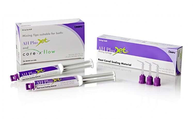 AH Plus Jet Root Canal Sealer Starter Kit, Automix Syringe 15 g (7.5 g Paste A + 7.5 g Paste B) with 20 Intraoral Mixing Tips, 667005 thumbnail 12