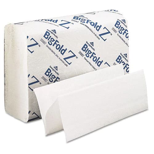 Georgia-Pacific Pacific Blue Ultra BigFold Z Premium Paper Towels, White, 10.2" x 10.8", 2200/Case, 20887 thumbnail 5