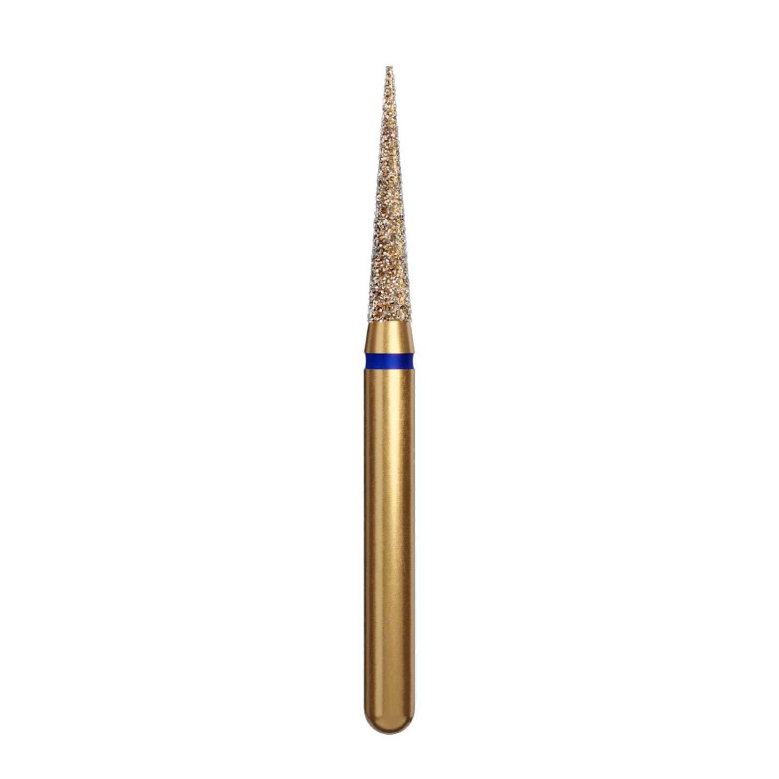 Alpen FG #858.016 Coarse Grit Flame Shaped Diamond Bur, 5/Pk, G858-314-016-08.0-M - Alpen FG #858.016 Coarse Grit, Flame Shaped Diamond Bur. Package of 5 Burs - Image 1