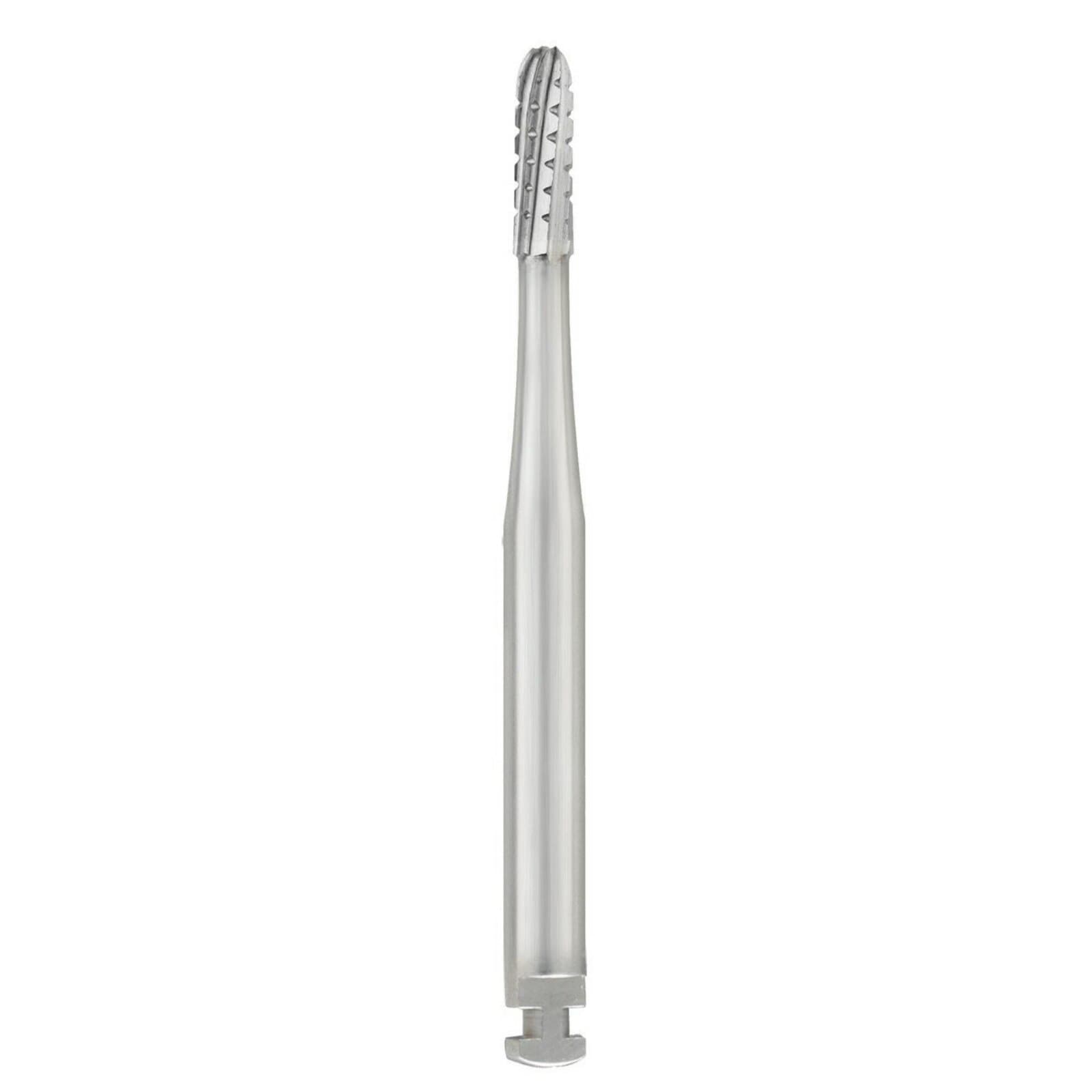 SS White Standard Operatory Carbide Bur, RA (Right Angle Latch), Straight Round End Cross Cut Fissure, #1558, 10/Pk, 14796 thumbnail 3