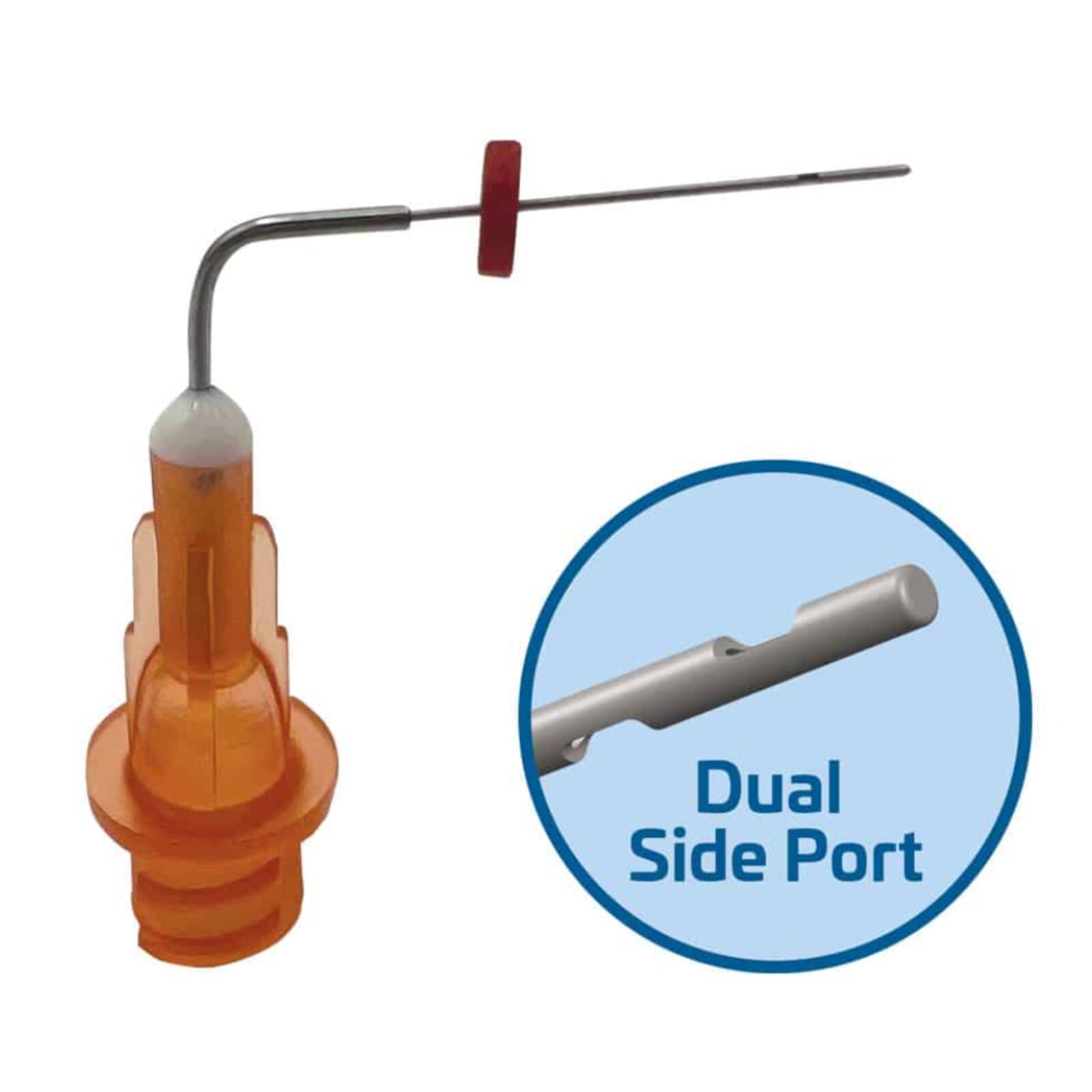 Vista Apex VIP Voyager Irrigating Precision Tips, Dual Side Port, 29 Gauge, 17mm, Orange, 50/Pk, 315729 thumbnail 2