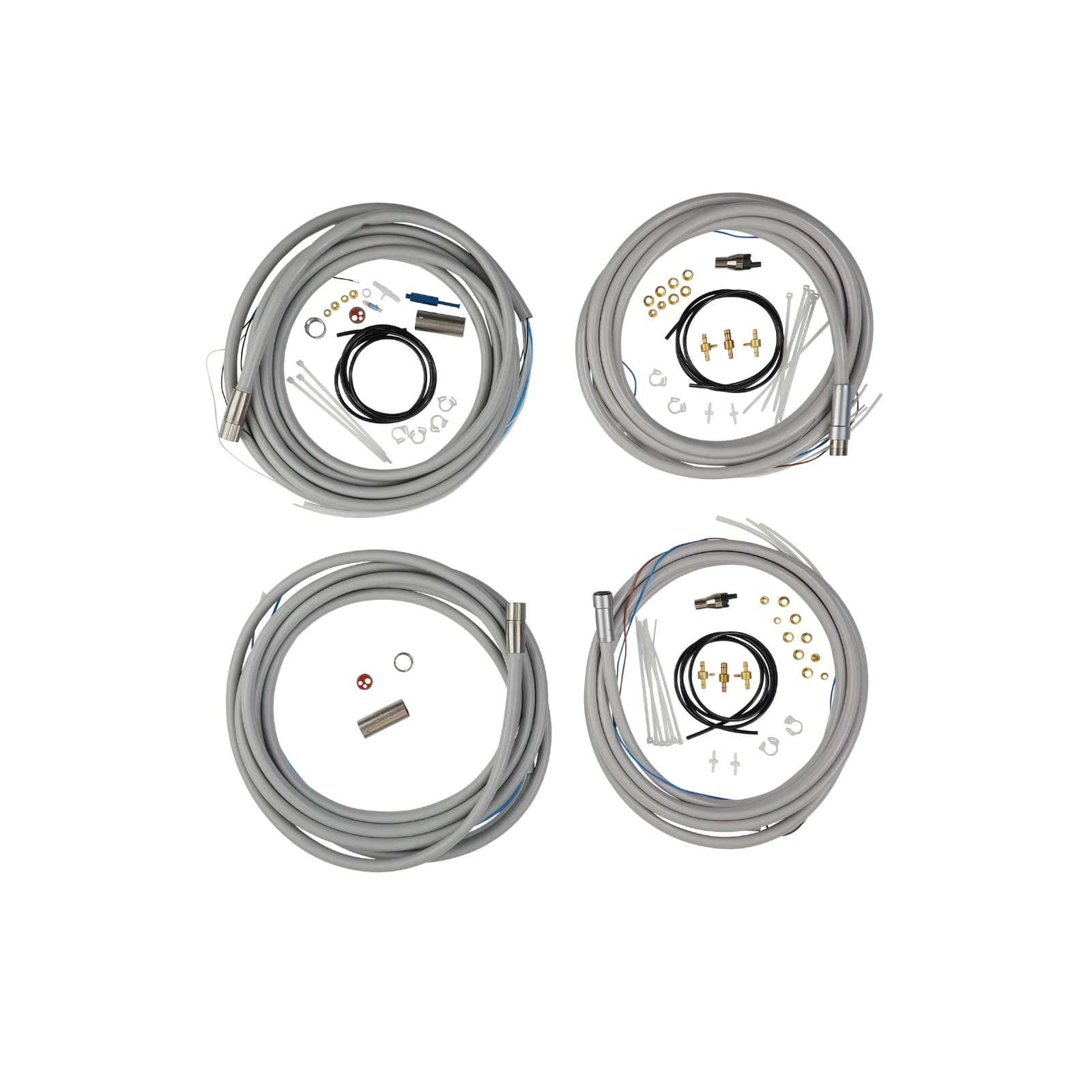 Midwest 5-Hole Straight Hose for Stylus/XGT, Dove Gray, 650245 - Midwest Hose 5-Hole Gray - Image 1