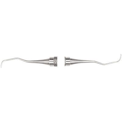 Hu-Friedy Mini-Five Gracey Curette 1/2 Rigid, Double-Ended, #7 Satin Steel Colours Handle, SAS1/2R7 thumbnail 2