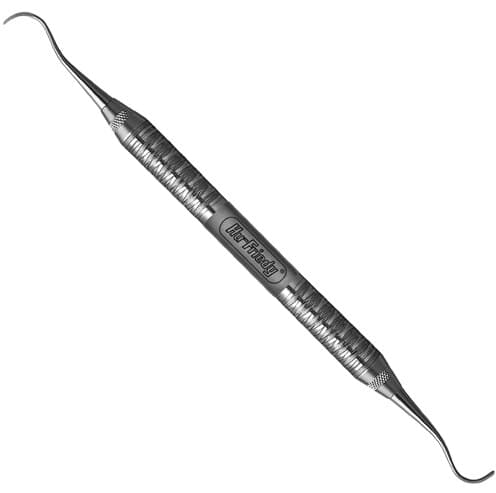 Hu-Friedy Universal Curette, Indiana University 17/18, Double-Ended, #6 Satin Steel Handle, Posterior, SIU17/186 thumbnail 3