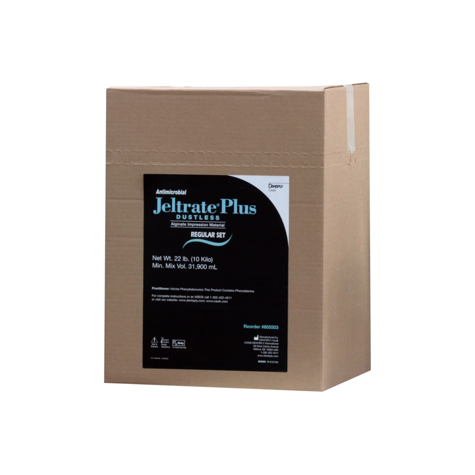 Jeltrate Alginate Impression Material, Fast Set, Bulk Refill, 22 lb, Pink, 608247 thumbnail 3