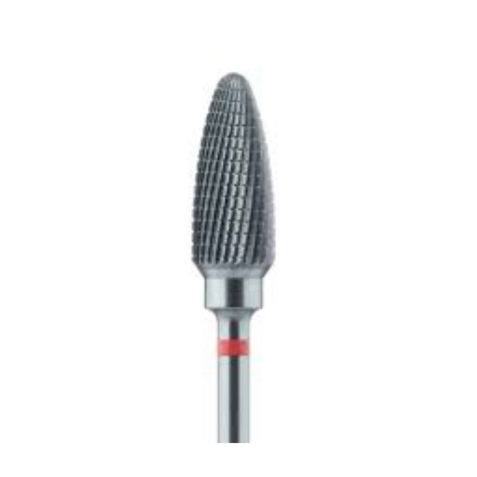 Meisinger Lab Carbide Bur, HM251FX-060, Fine Cross Cut, Tapered Round End, HP, 6.0 mm Head, 1/Pk thumbnail 2