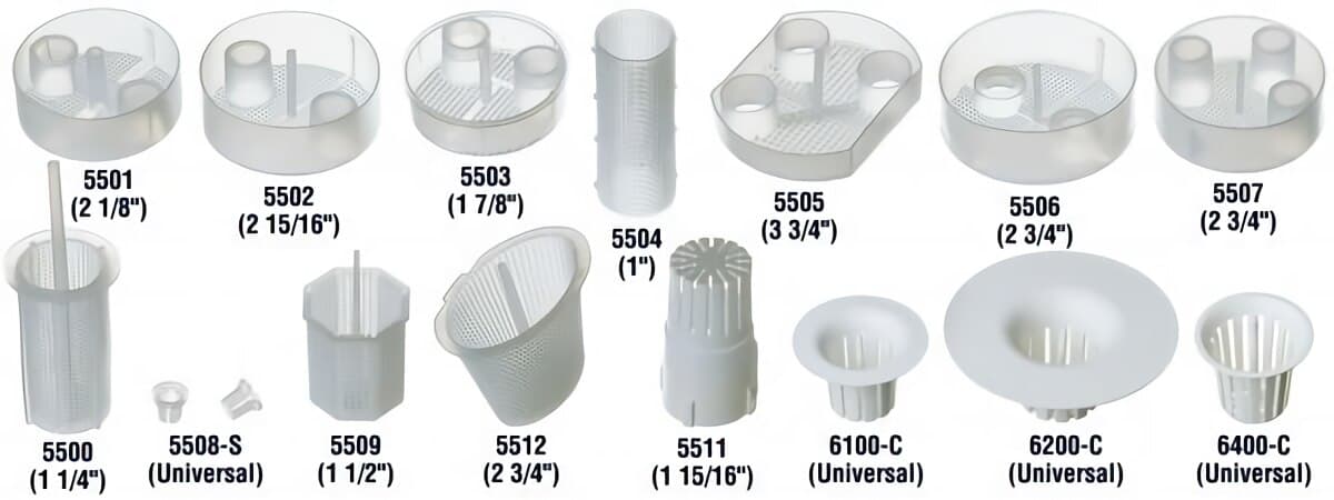 Pinnacle Dispos-A-Trap Disposable Vacuum Trap, Model 6400-C, 1-5/8" Diameter, Fits A-dec Cascade & Performer Cuspidors, 144/Pkg, 6400-C thumbnail 8