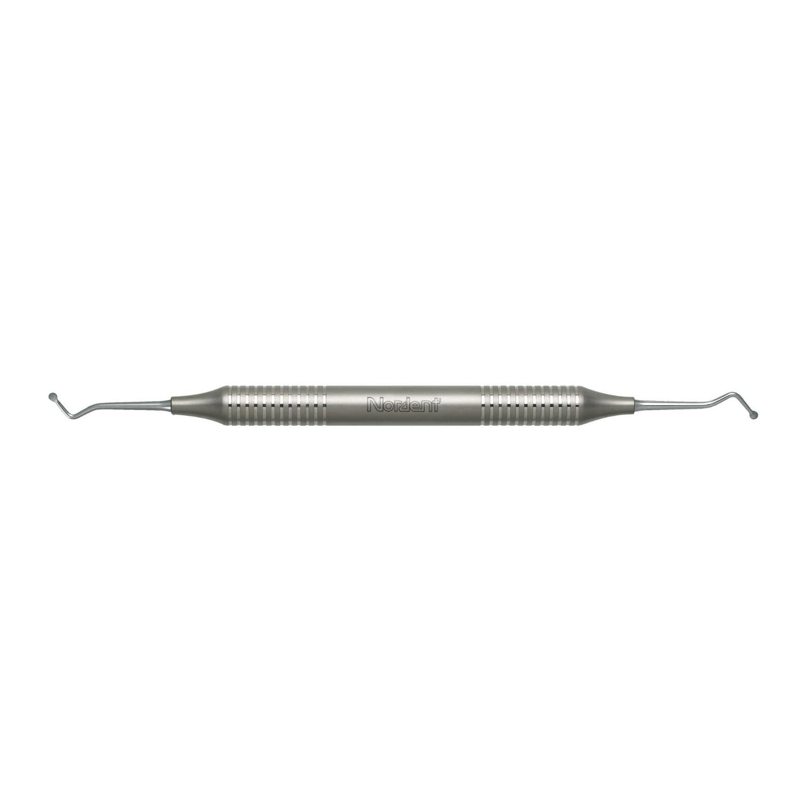 Nordent Excavator DE Spoon #3, Head Size #19, 2.0mm, DuraLite Round Handle, Double-Ended thumbnail 9