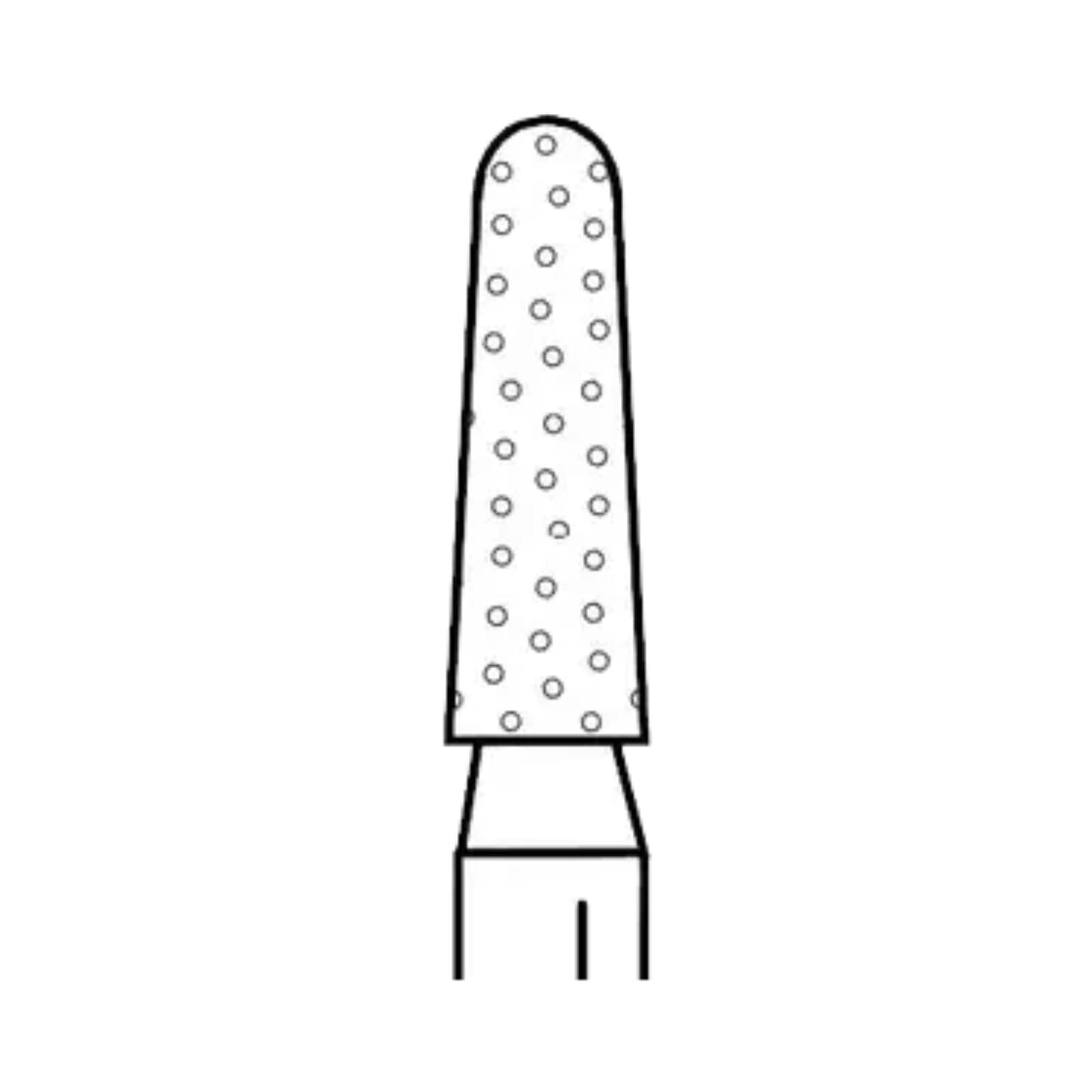 Two Striper Diamond Bur, FG, Round-End Taper, #770.5C, 1.8 mm Major Diameter, Coarse, Green, 5/Pk, 2015456 thumbnail 3