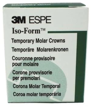 3M Iso-Form Temporary Tin-Silver Molar Crowns, Lower Left Second Molar, Size L77, 5/Box, L77 thumbnail 7