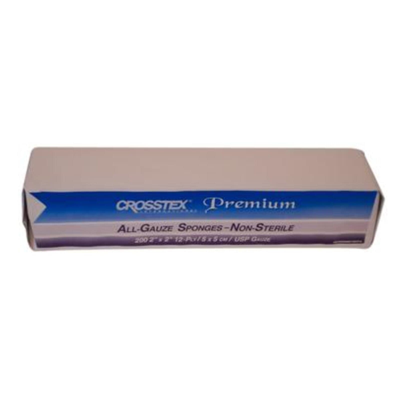 Crosstex All-Gauze Premium Non-Sterile Sponges, 2" x 2", 12-Ply, 8000/Case, ENC212 thumbnail 2