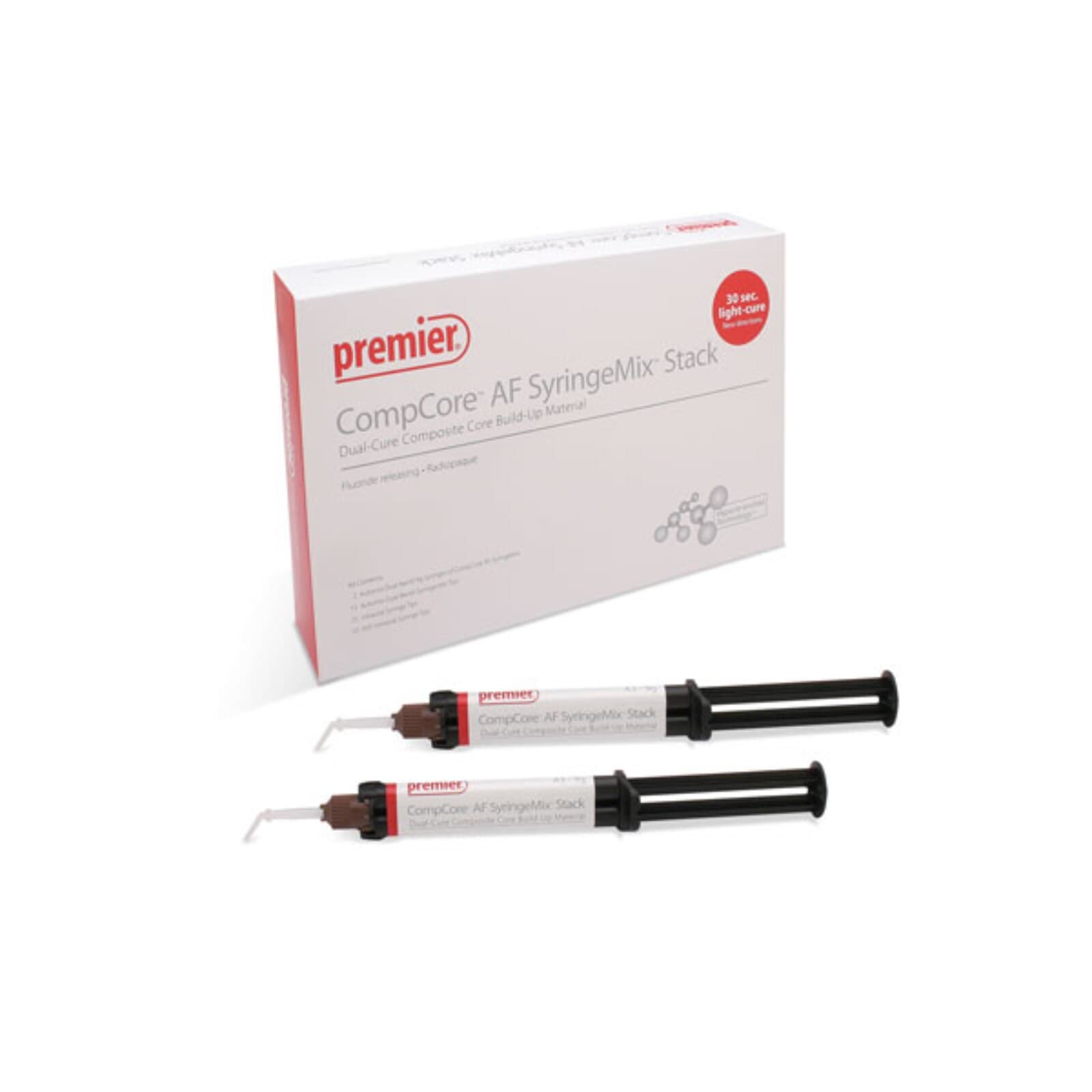 CompCore AF SyringeMix Stack Dual-Cure Core Build-Up Material, White, 2 x 9 g Syringes, 3001512 thumbnail 17