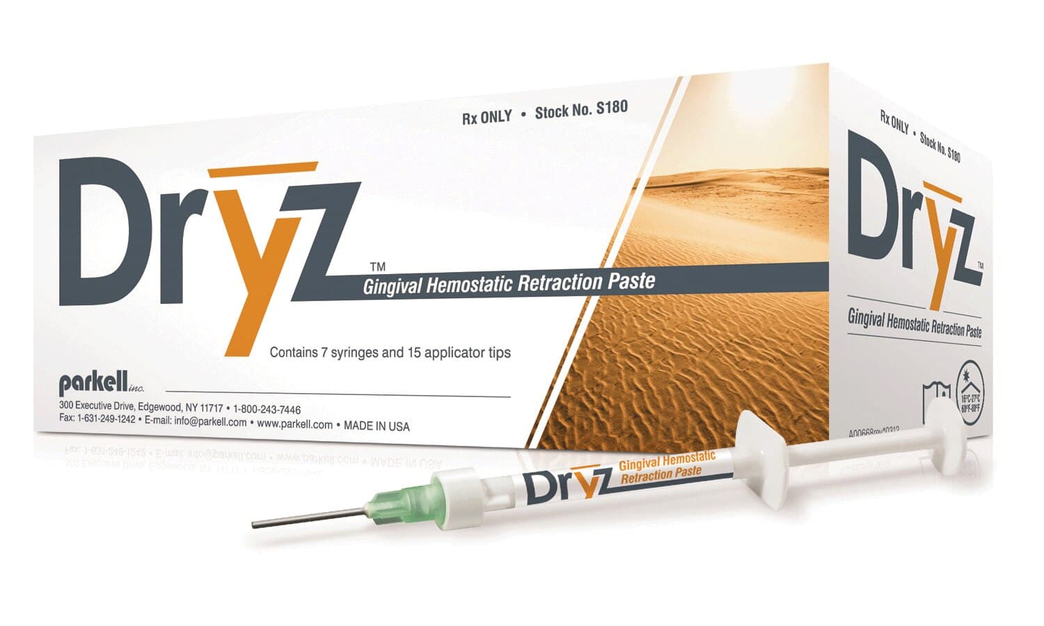 Dryz Gingival Hemostatic Retraction Paste, 0.5 ml Syringes, Standard Pack, 7/Bx, S180 thumbnail 3