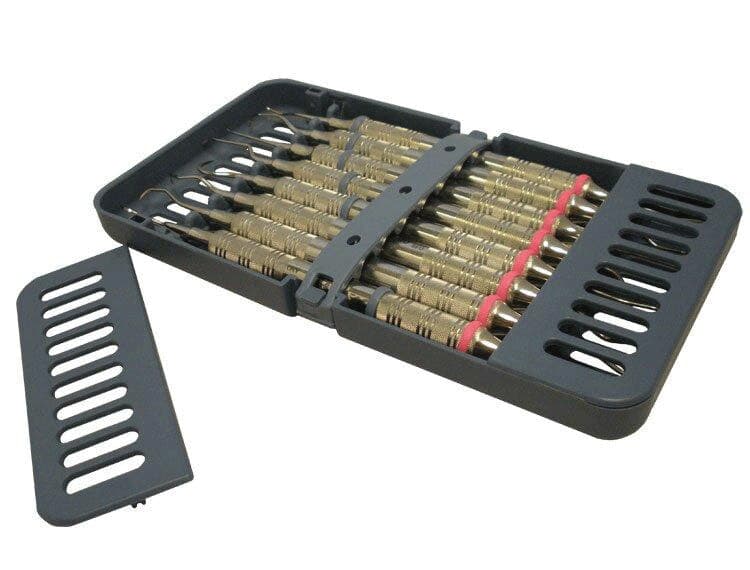 Zirc Compact Instrument Cassette, Blue, Holds 8 Instruments, 7-1/8" x 3-7/8" x 5/8", 50Z915B thumbnail 3