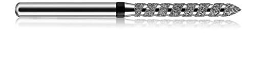 NTI Diamond Bur, FG, Flame, #862-010, 1.0 mm, Super Fine, Yellow, 5/Pk, SF862-010 thumbnail 7