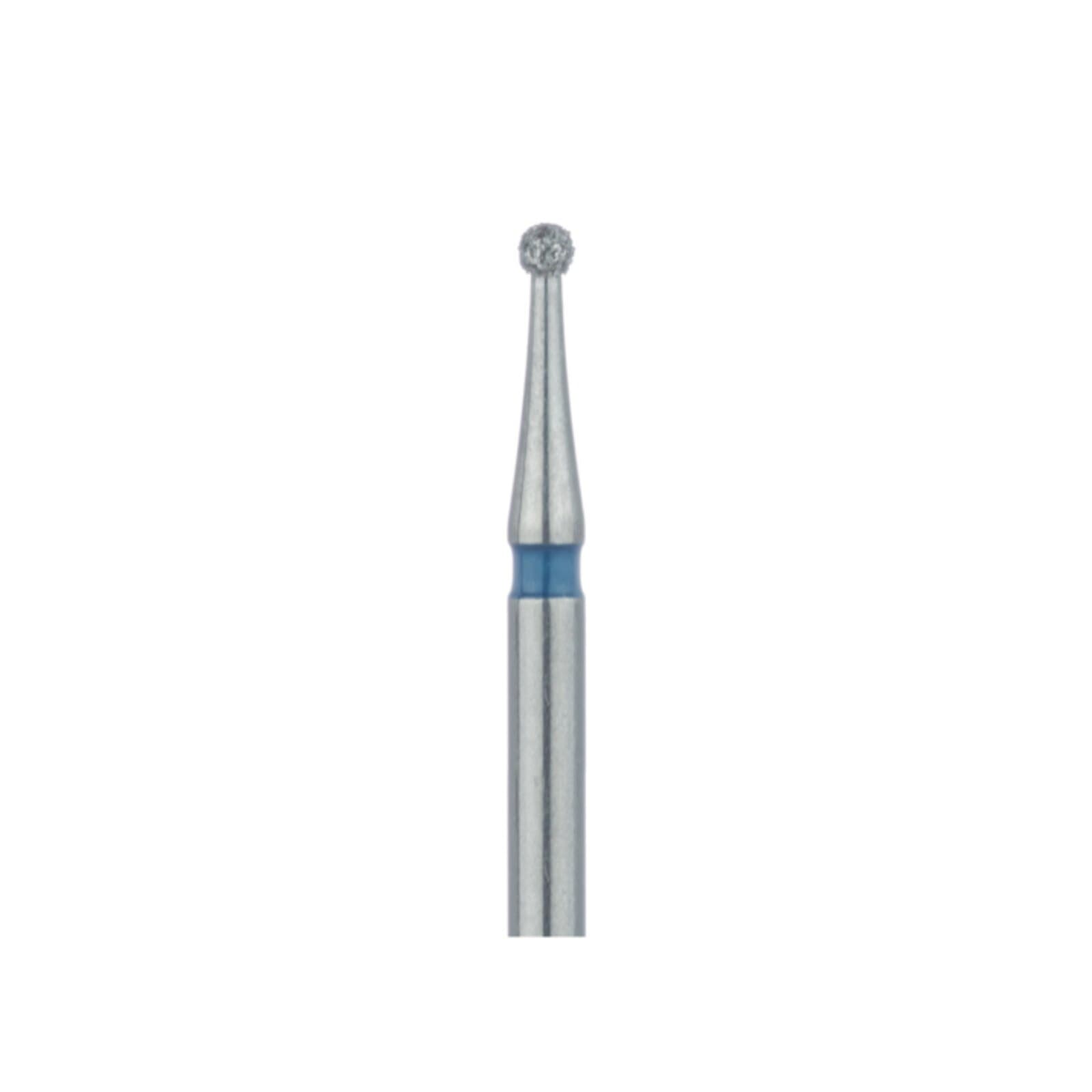 Meisinger 801L-012-FG Diamond Bur, Round, Medium Grit, Long, Friction Grip, 1.2 mm, 5/Pack thumbnail 3