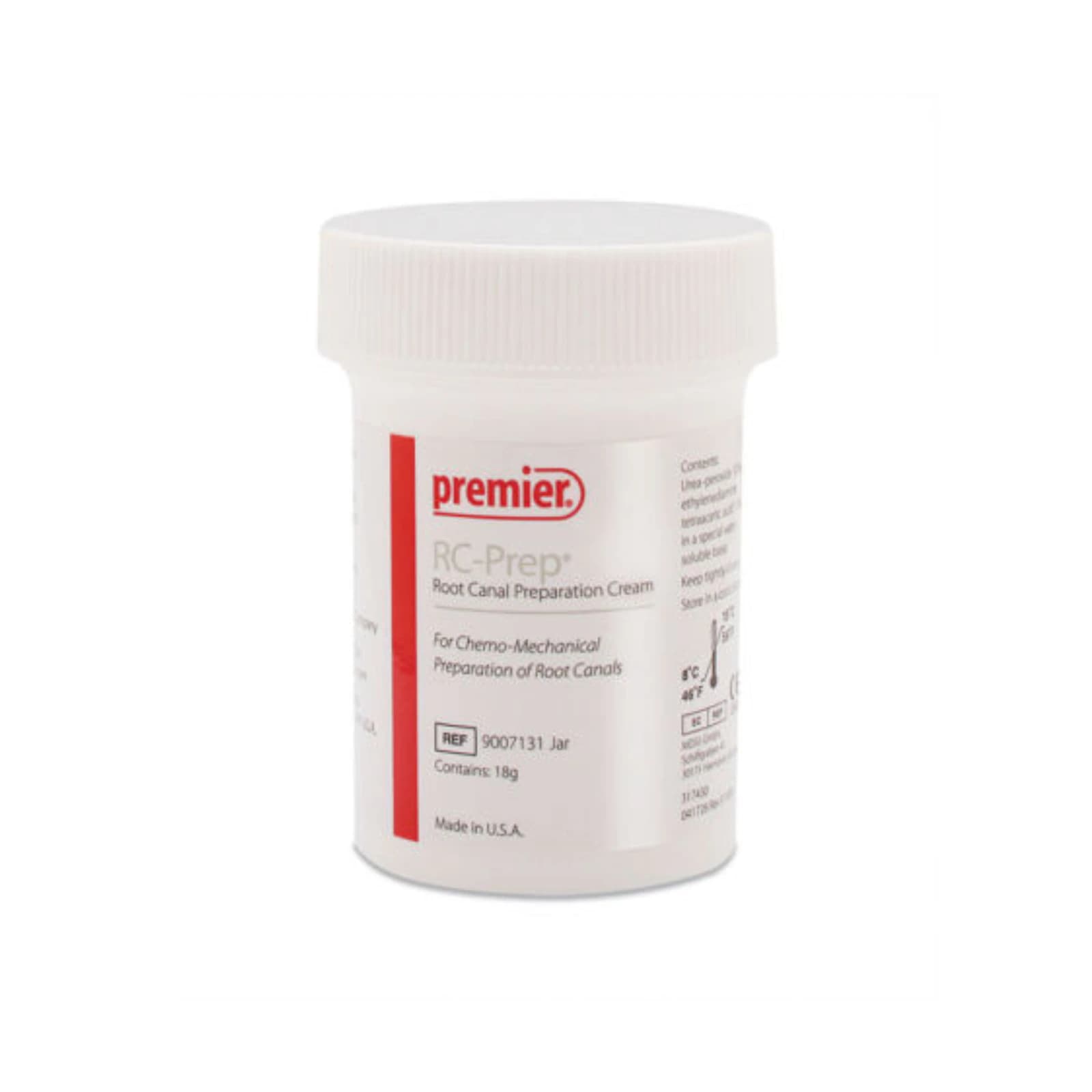 Premier RC-Prep Chemo-Mechanical Root Canal Preparation Cream, EDTA/Urea Peroxide/Glycol, 18 g Jar, 9007131 thumbnail 13