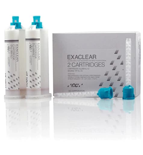 EXACLEAR™ Clear VPS Bite Registration Material, 48 mL Cartridges, Complete Package, 2/Pk, 008482 thumbnail 3