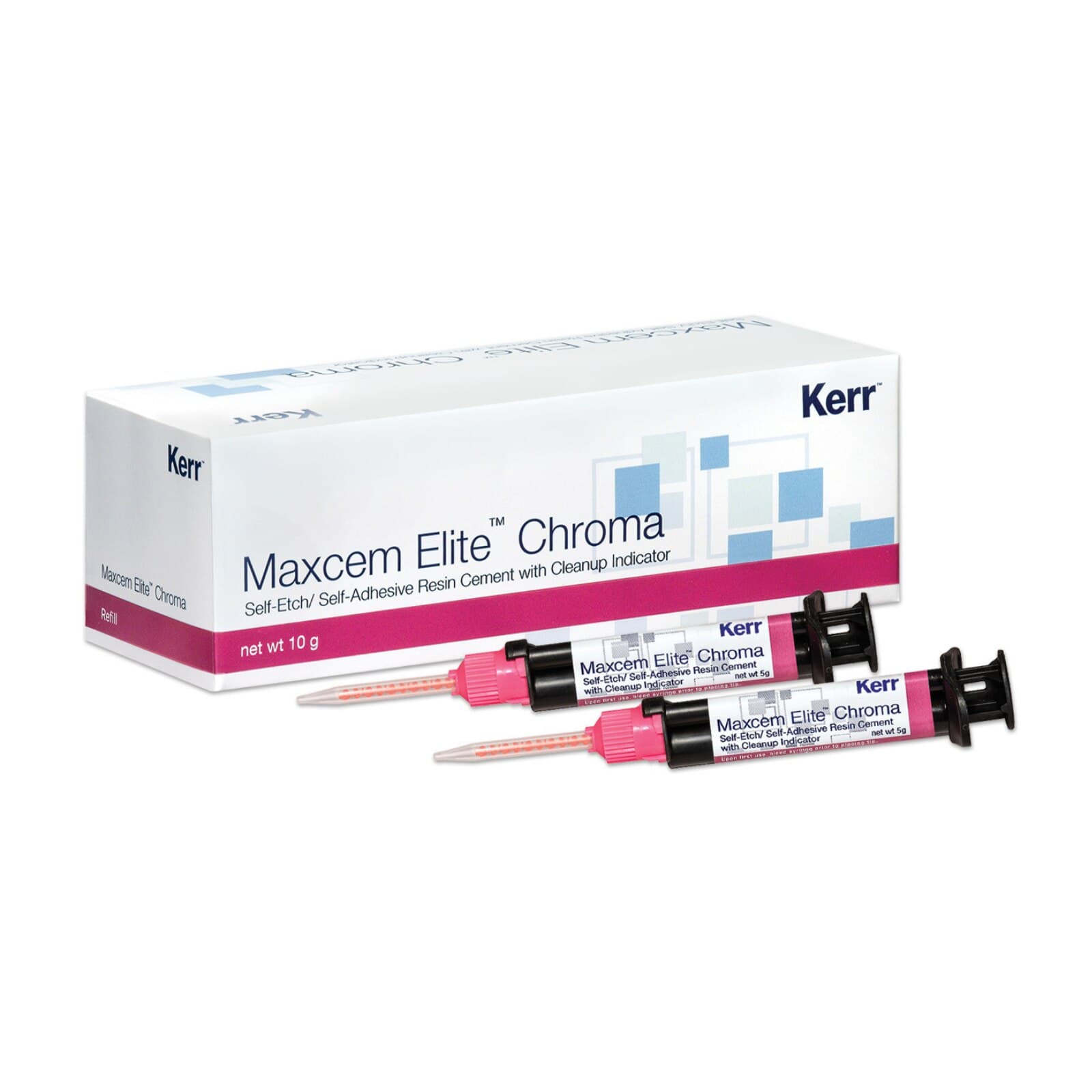 Maxcem Elite Chroma Universal Resin Cement Mixing Tips, Regular, Pink, 50/Box, 36303 thumbnail 4
