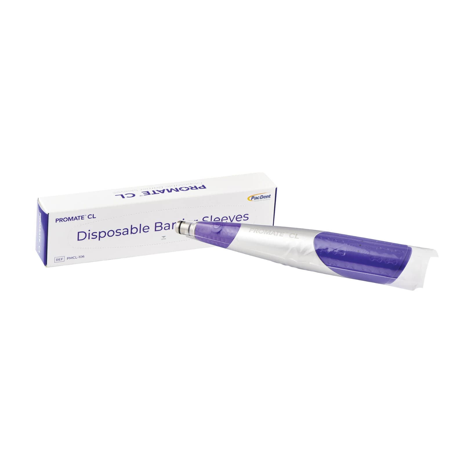 ProMate CL Cordless Hygiene Handpiece Barrier Sleeves, Disposable Polyethylene, 500/Box, PMCL-106 thumbnail 2