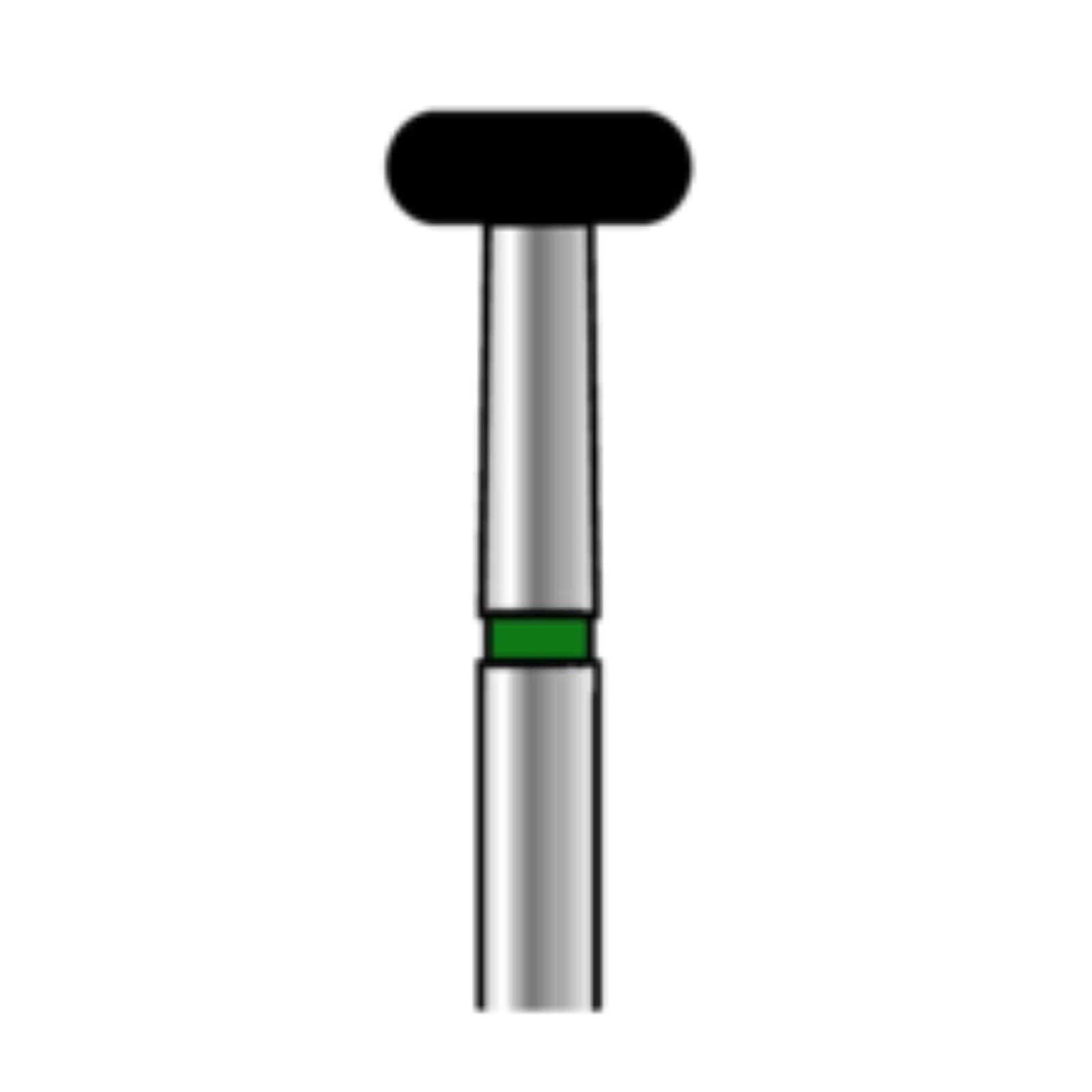 Alpen x1 Single Use Diamond Bur, FG, Round Wheel #909-035C, Coarse, Green, 3.5 mm, 25/Pk thumbnail 8