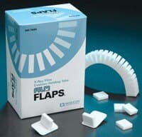Flaps Original Cushioned Bite Tabs, White, Self-Adhesive Film & Digital Sensor Holders, 500/Box, FLF thumbnail 12