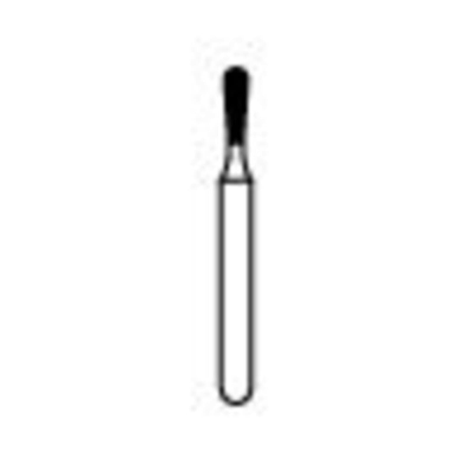 NTI Diamond Bur, FG, Long Pear, #C830L-012, 1.2 mm, Coarse, Green, 5/Pk thumbnail 7