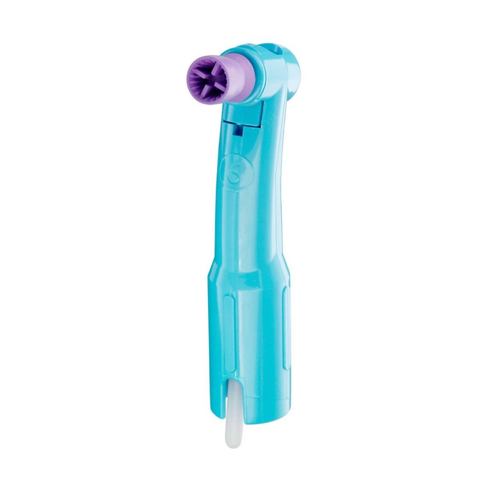 Young Contra Petite Web LF Disposable Prophy Angle, Firm, Blue, Latex-Free, 200/Box, 154720 thumbnail 2