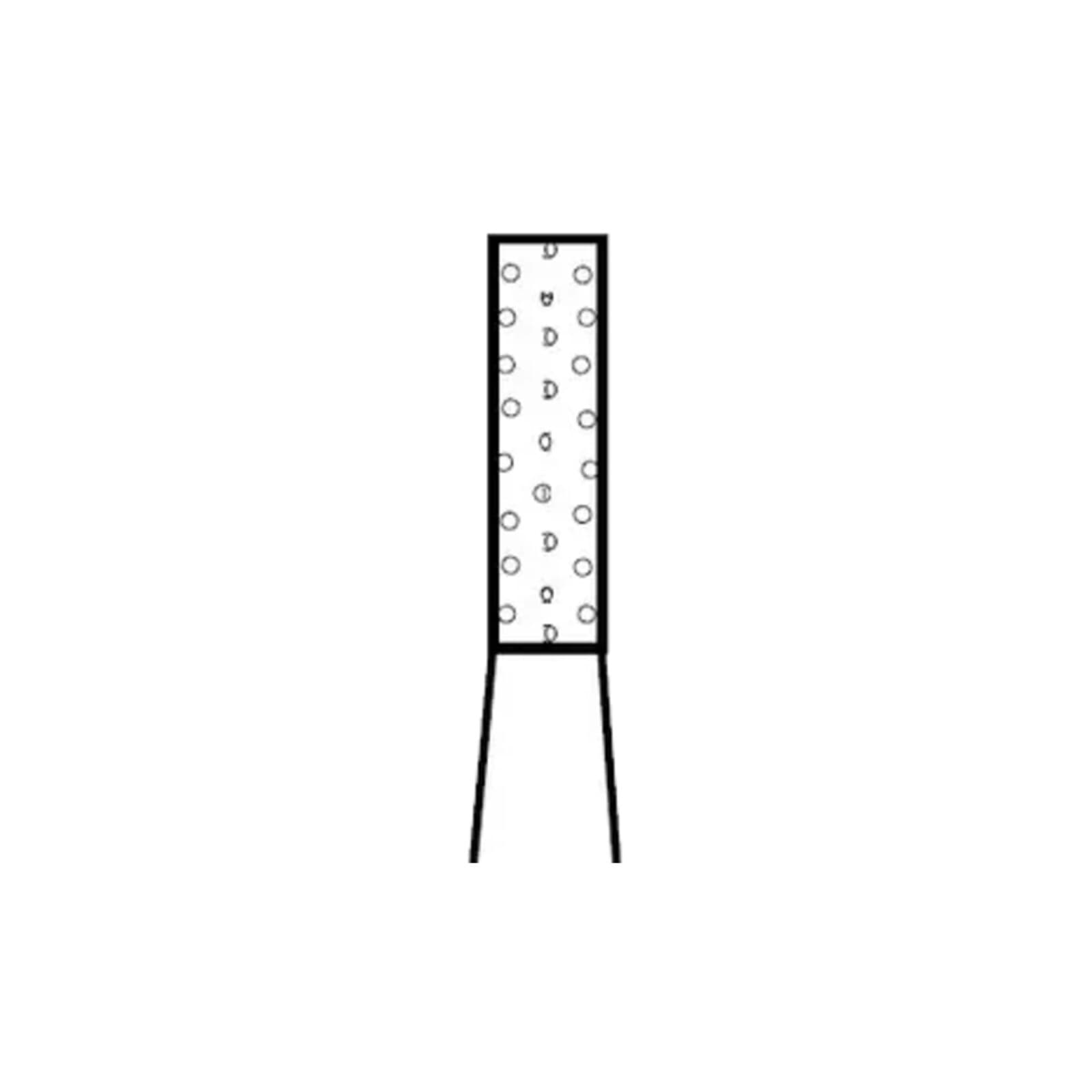 Two Striper Diamond Burs, FG, Flat-End Cylinder, 514.4C, 1.1 mm, Coarse, Green, 5/Pk, 2015274 thumbnail 3