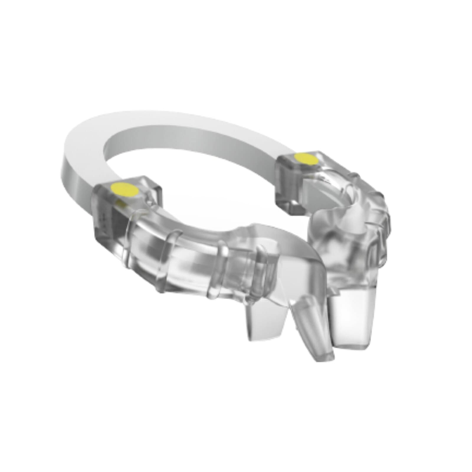 iMatrix Clear Sectional Matrix System Ring Refill, Clear Yellow Narrow NiTi Rings, 2/Pk, 411205 thumbnail 5