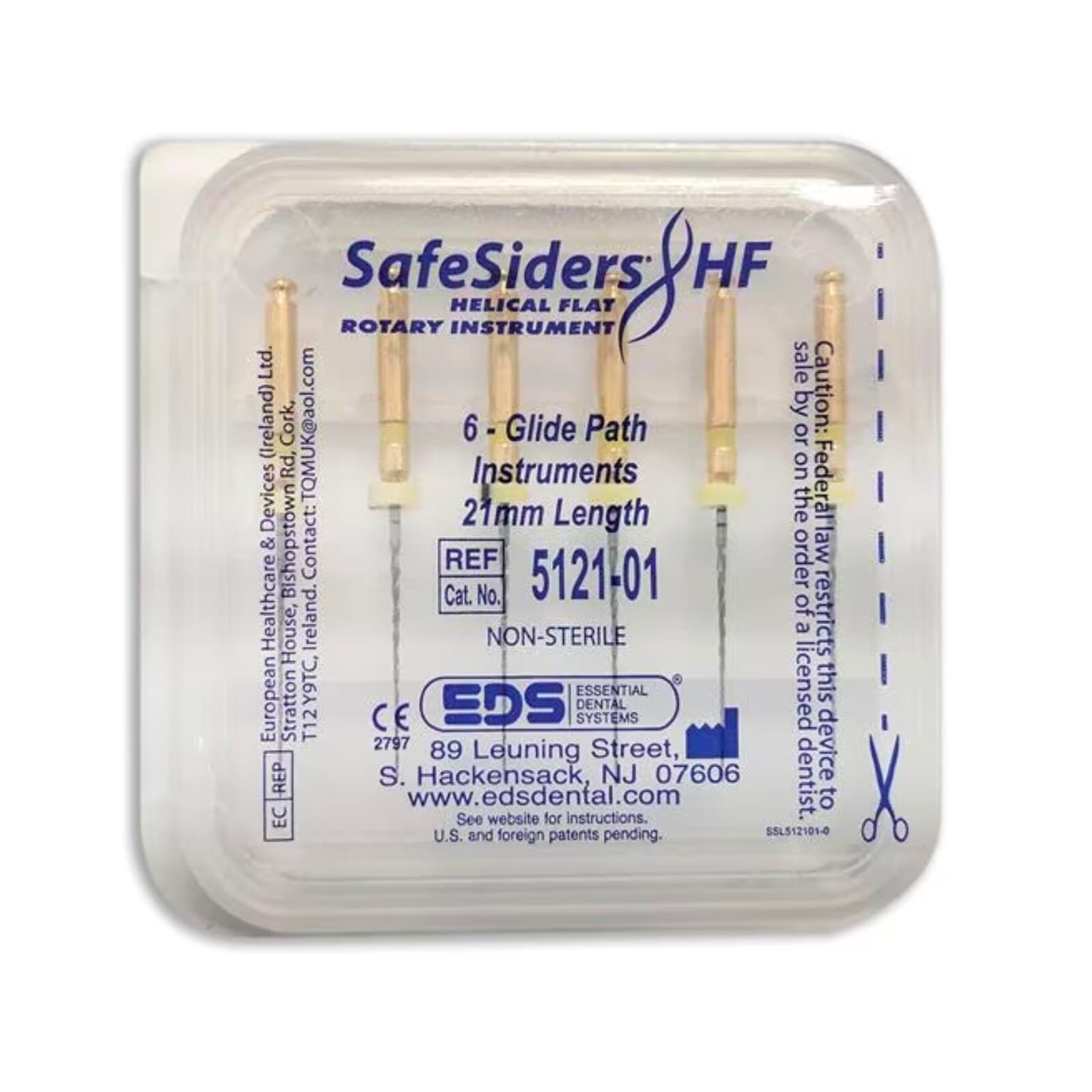 SafeSider HF Glidepath Endo Rotary Instrument, 21mm, Size #20, 0.02 Taper, 6/Pk, 5121-01 thumbnail 3