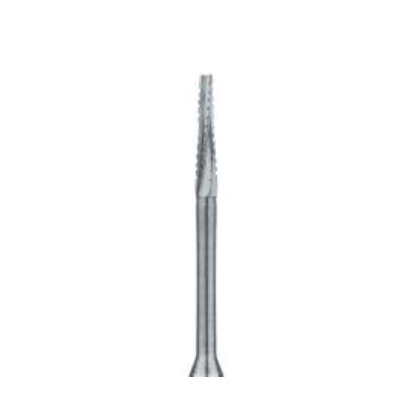 Meisinger Surgical Carbide Bur RAL #700XXL, Long X-Cut Taper, Flat End, 1.0mm, 5/Pk, HM33IL-010-RAL thumbnail 2