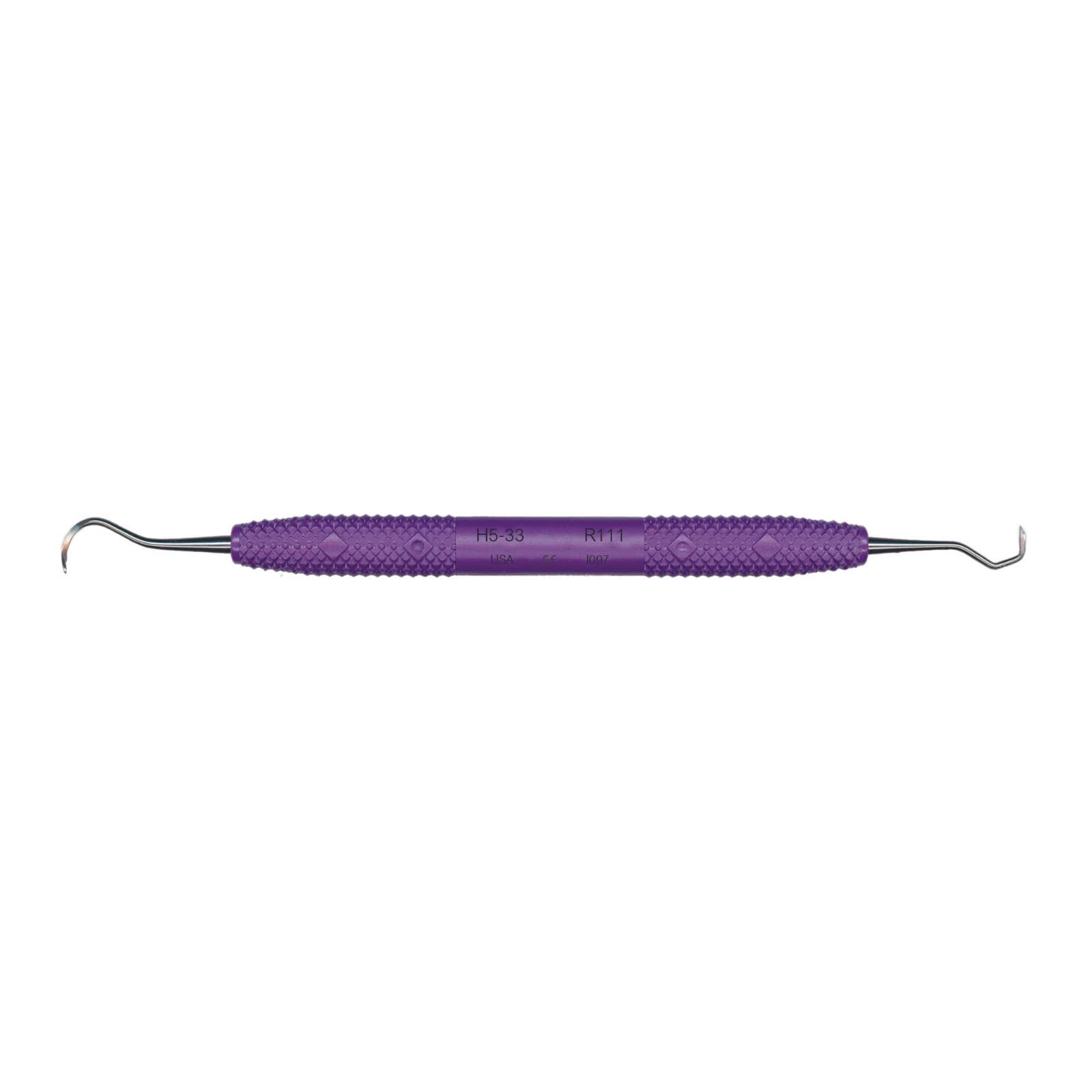 PDT Cruise Line H5/33 Double-Ended Sickle Scaler, Jacquette, Passionate Purple Resin Handle, R111 thumbnail 7