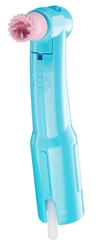 Young Dental Contra Elite Flex Disposable Prophy Angle, Latex-Free, Extra Soft Pink Cup, Short, 1200/Box, 156812 thumbnail 3