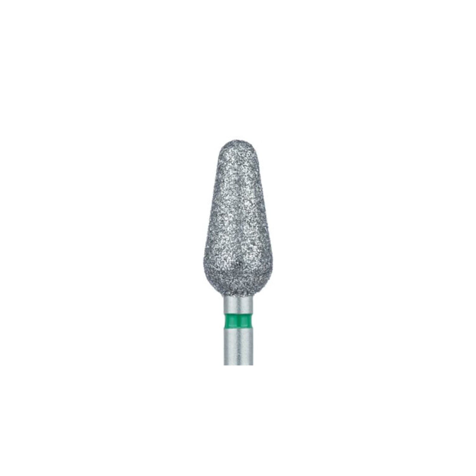 Meisinger 875G-055-HP Coarse Diamond Bur, Long Torpedo, 5.5 mm, Green, Multi-Use, 2/Pk thumbnail 3