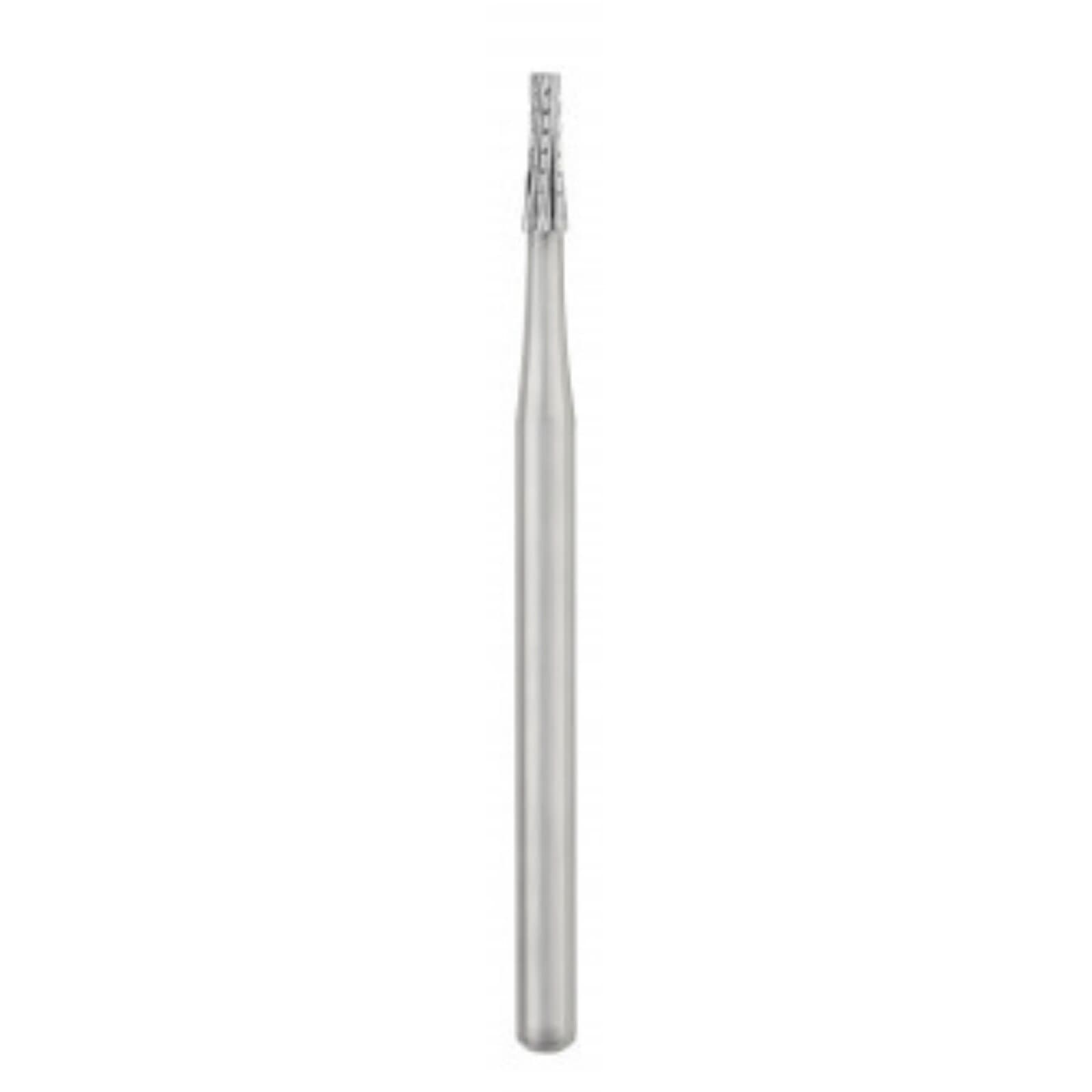SS White Standard Operative Carbide Bur, HP, Taper Flat End Cross Cut Fissure, #701, 1.2 mm, 100/Pk, 12701 thumbnail 3