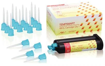 GC TempSmart Temporary Crown & Bridge Material, A3, 48 mL 1:1 Cartridge with 16 Mixing Tips, 009394 thumbnail 3