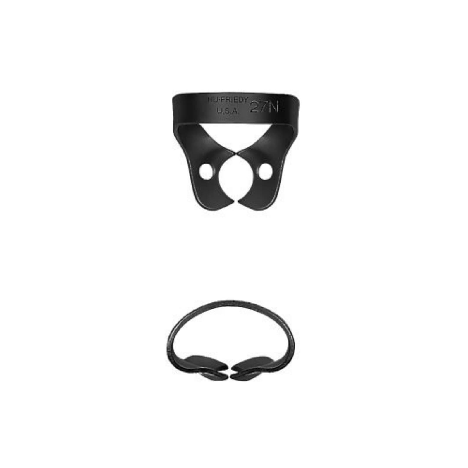Hu-Friedy Black Line Rubber Dam Clamp #27N, Wingless Premolar, RDCM27NX thumbnail 2
