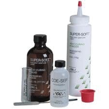 GC America Super-Soft Soft Denture Reline Material, Professional Package, 6 oz Powder & 6 oz Liquid with Mixing Accessories, 348001 thumbnail 9