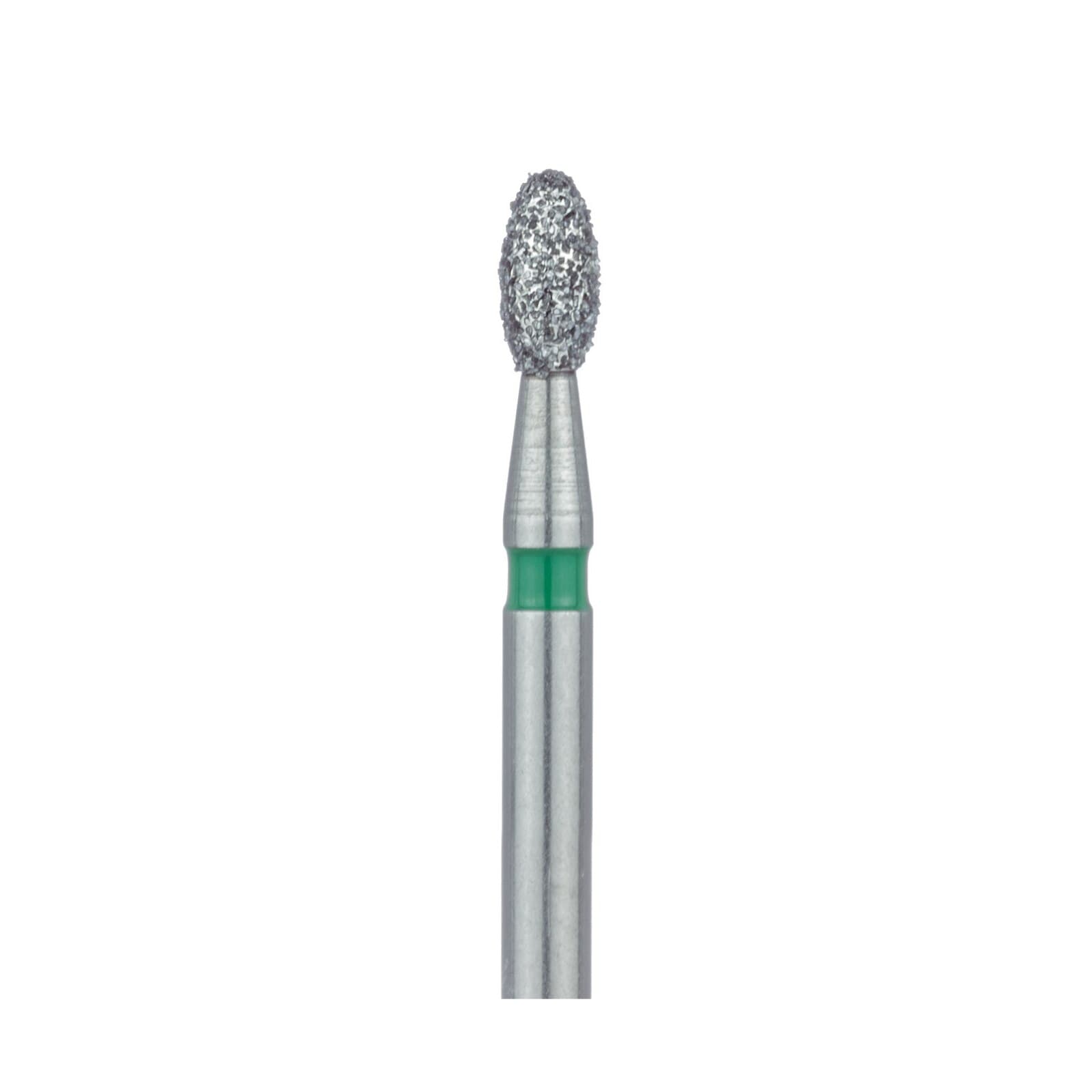 Meisinger Multi-Use Diamond Bur, FG, Football/Egg, #833G, 1.8 mm Head, Coarse, Green, 5/Pk, 833G-018-FG thumbnail 4