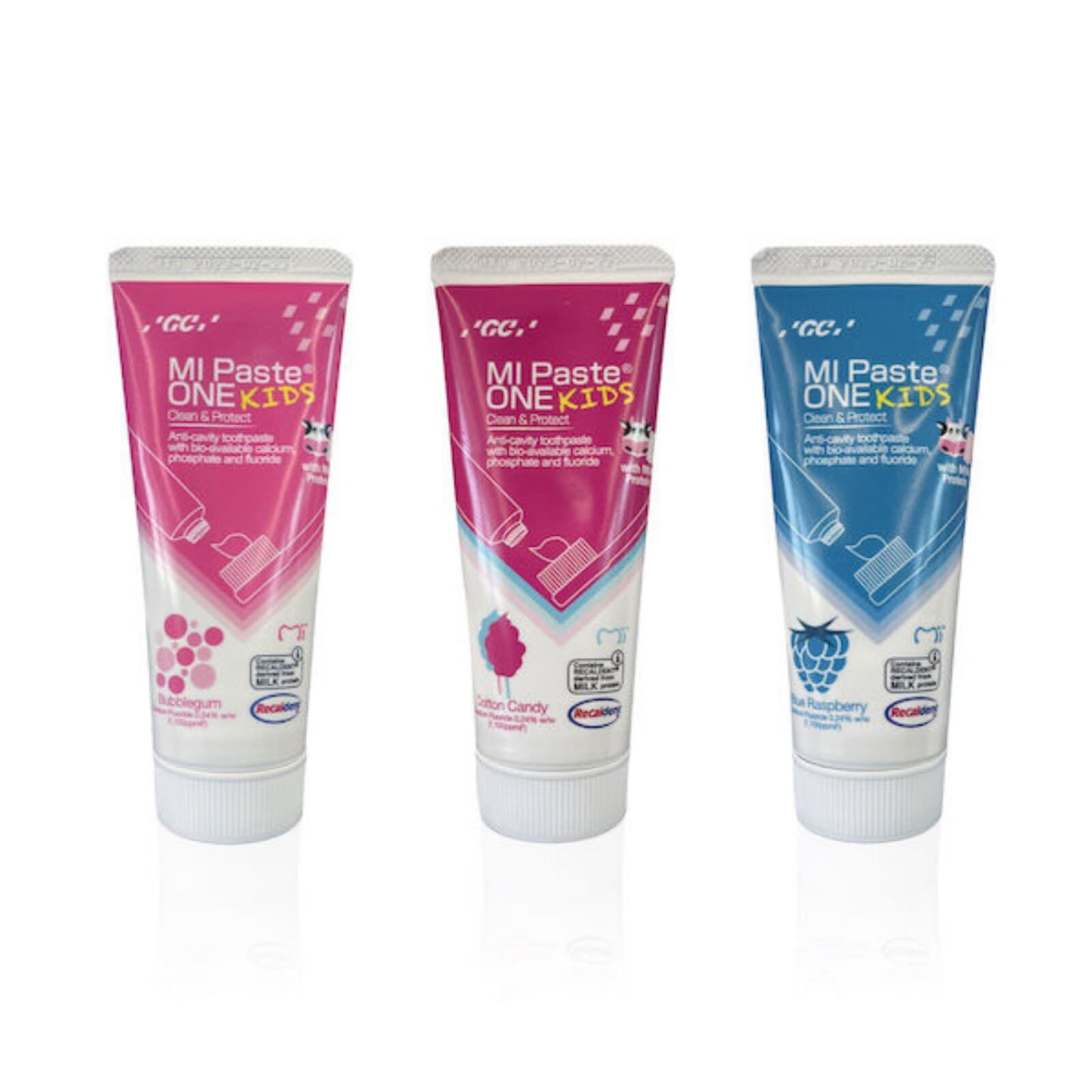 MI Paste ONE Kids Assorted Toothpaste, 46 g Tube, 10/Box, 437120 thumbnail 3