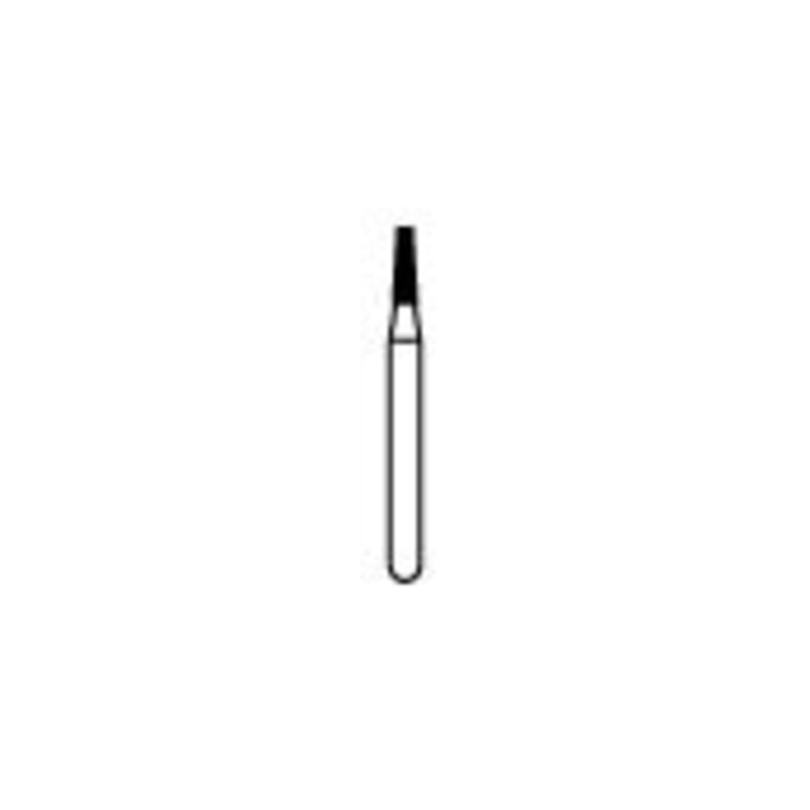 NTI Diamond Bur, FG, Coarse, Flat End Taper, #845-012, 1.2 mm Diameter, 4.0 mm Length, 5/Pk thumbnail 2