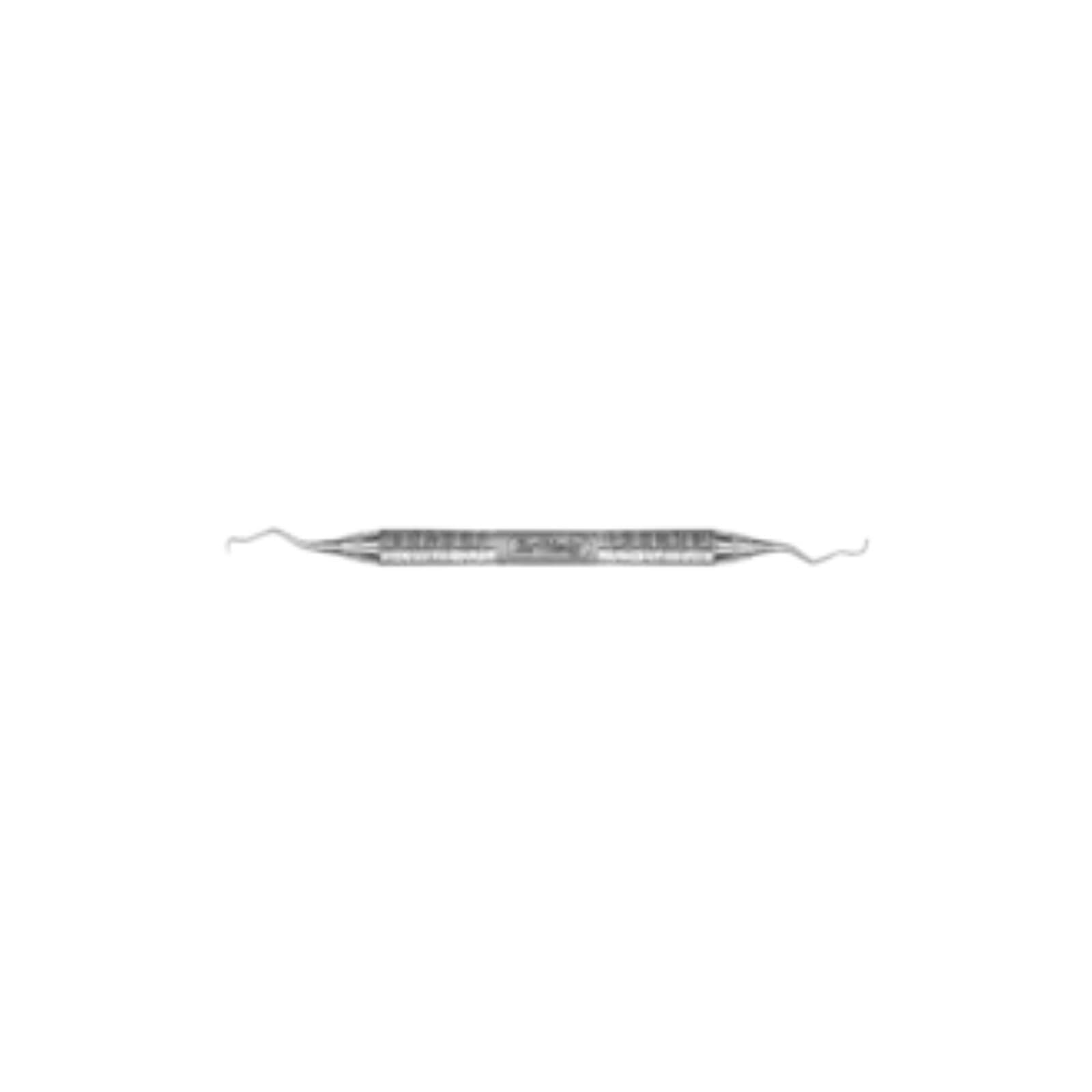 Hu-Friedy Langer 3/4 After Five Universal Curette, Double-Ended, #6 Satin Steel Handle, SL3/4AF6 thumbnail 3