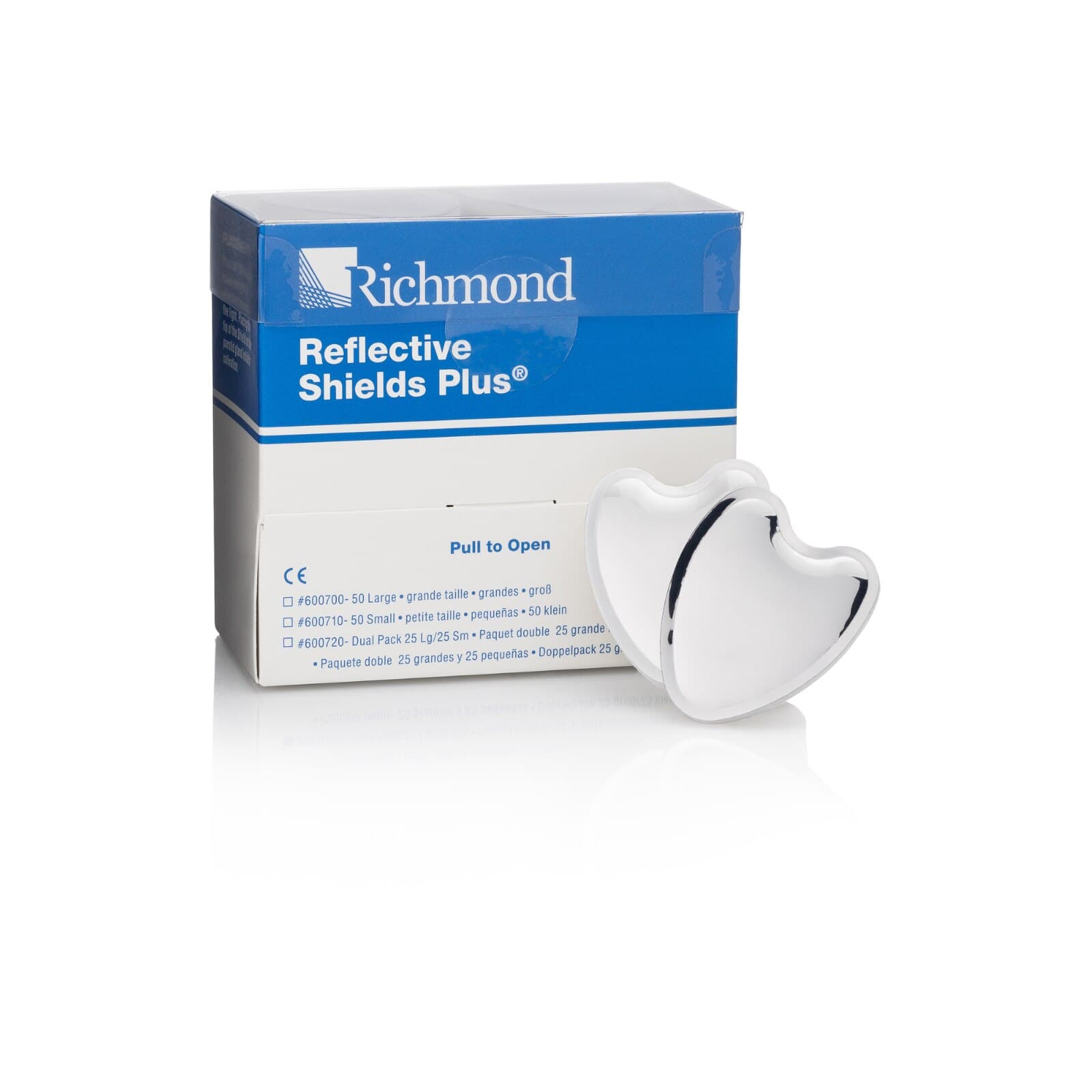 Richmond Reflective Shields Plus Dual Pack Moisture Abatement Pads, 25 Large & 25 Small, 50/Box, 600720 thumbnail 7