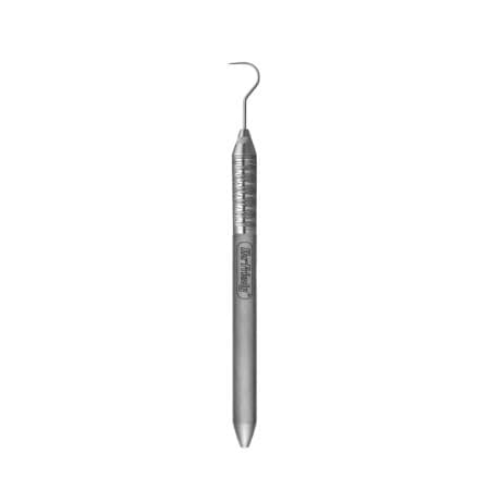 Hu-Friedy #23 Shepherd's Hook Single-End Explorer, #6 Satin Steel Handle, EXS236 thumbnail 7